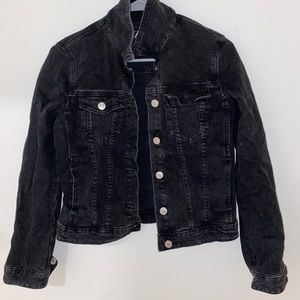 Black Zara Jean Jacket